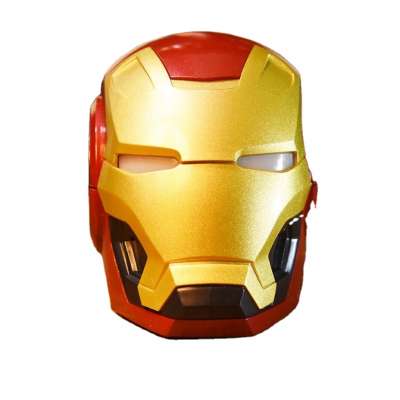 Innovation Iron man Wireless Speaker Fashion Stereo Sound Portable Mini Speaker With LED Bass Sound for Game PC Phone TV Table